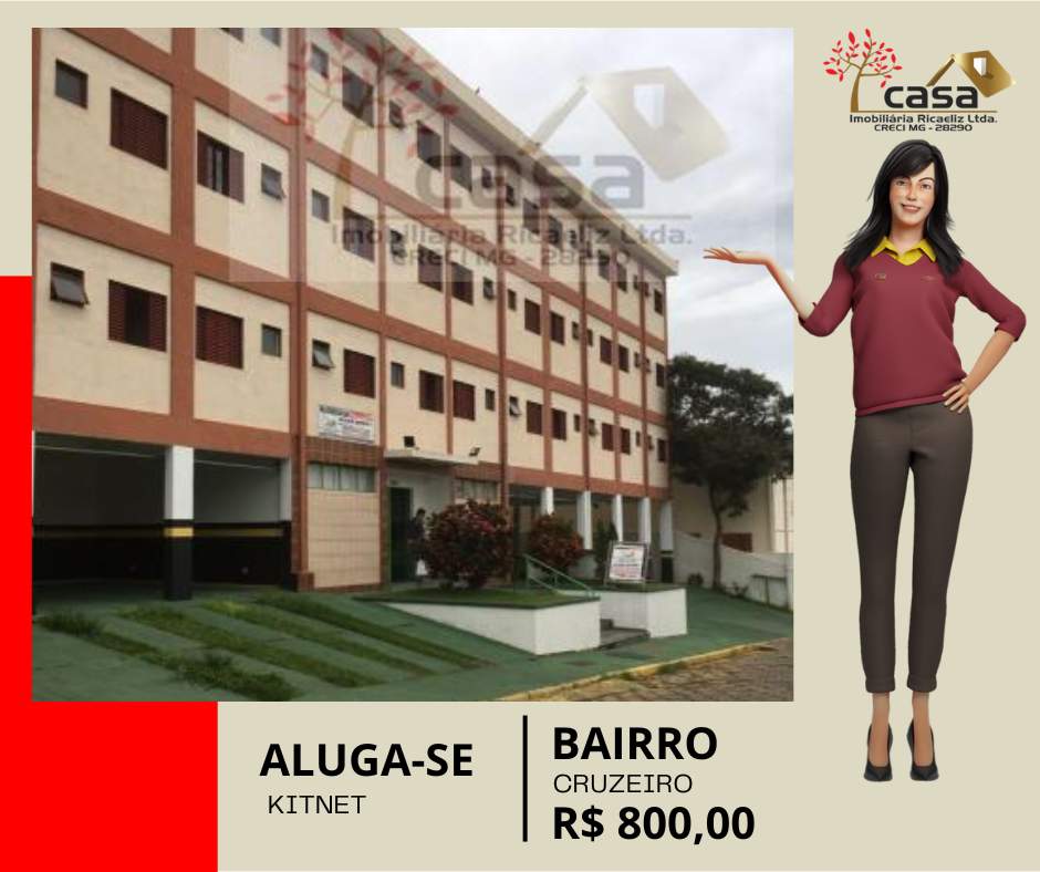 Foto do anúncio: Kitnet para Locação, Itajubá / MG, bairro CRUZEIRO, 1 dormitório, 1 banheiro, mobiliado, área total 17 m²