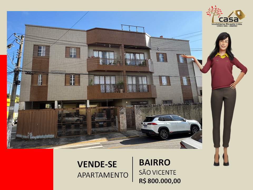 Foto do anúncio: Apartamento para Venda, Itajubá / MG, bairro SãO VICENTE, 3 dormitórios, 1 vaga de garagem, área construída 143,…
