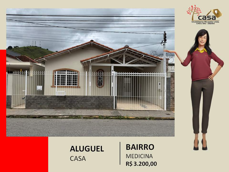 Foto do anúncio: Casa para Locação, Itajubá / MG, bairro MEDICINA, 2 dormitórios, sendo 1 suíte, 2 banheiros, 1 vaga de garagem